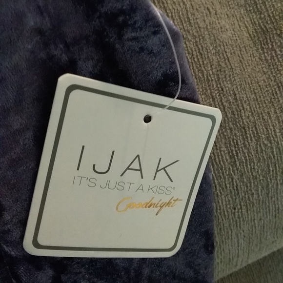 IJAK Pajama bottom  Crushed Velvet  Purple Size L - Picture 4 of 4